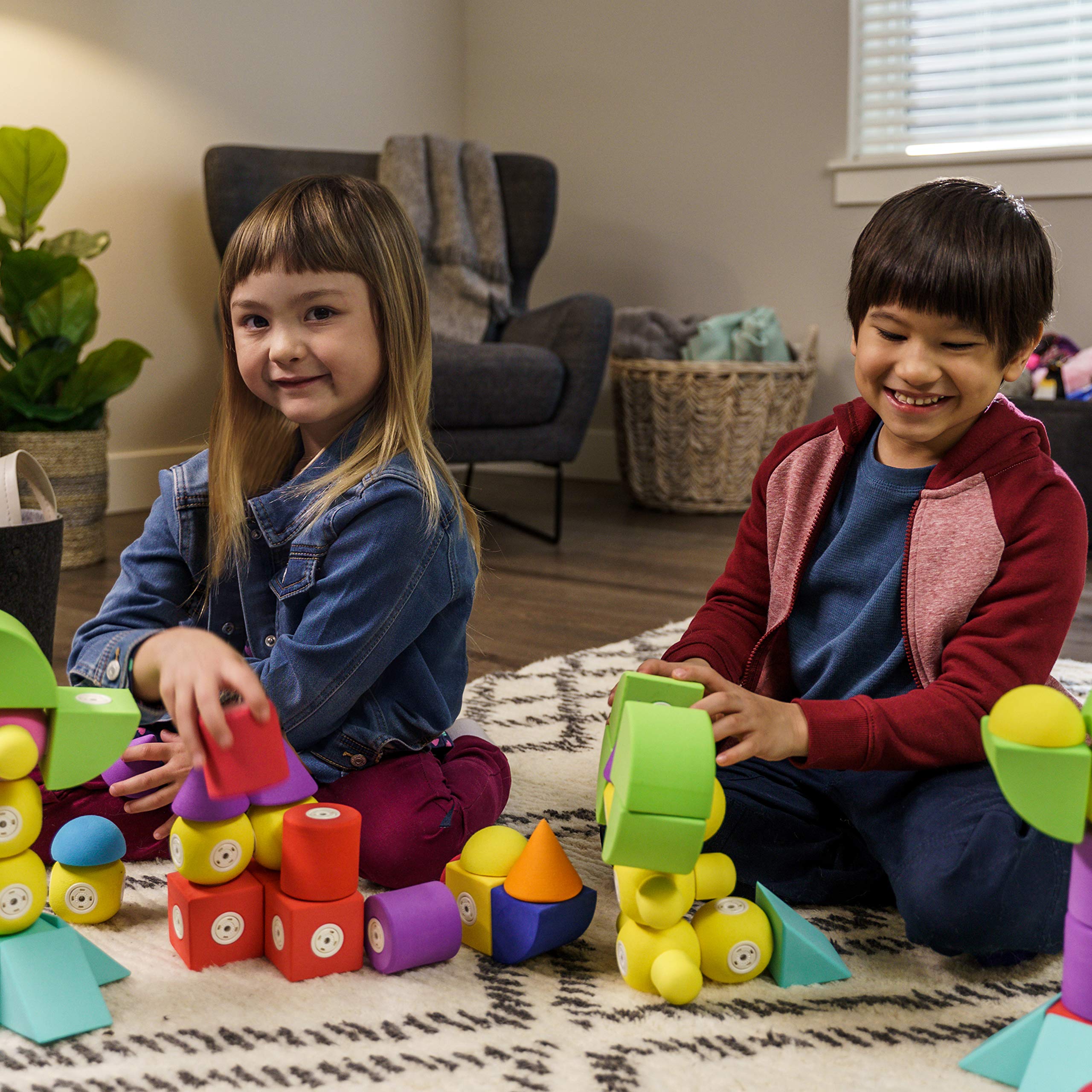 Blockaroo Magnetic Foam Building Blocks