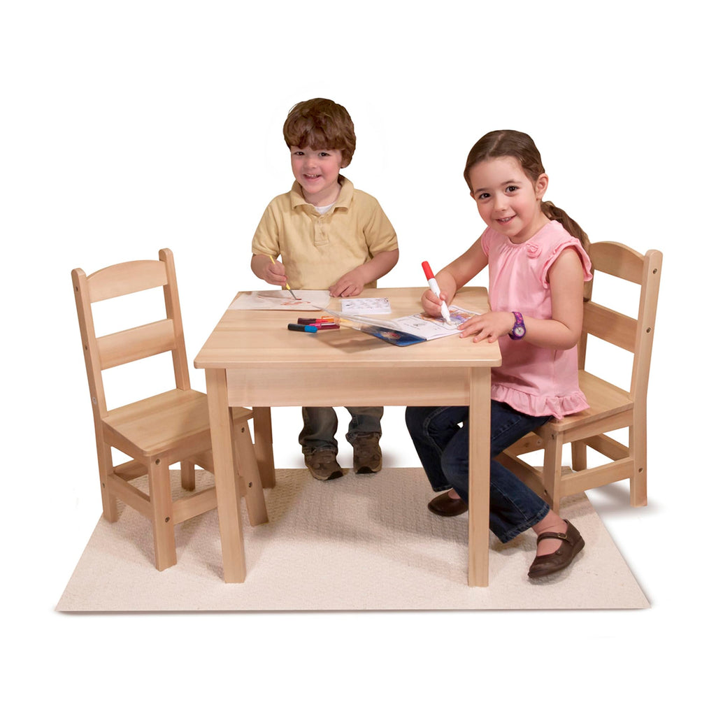 Melissa Doug Solid Table Chairs