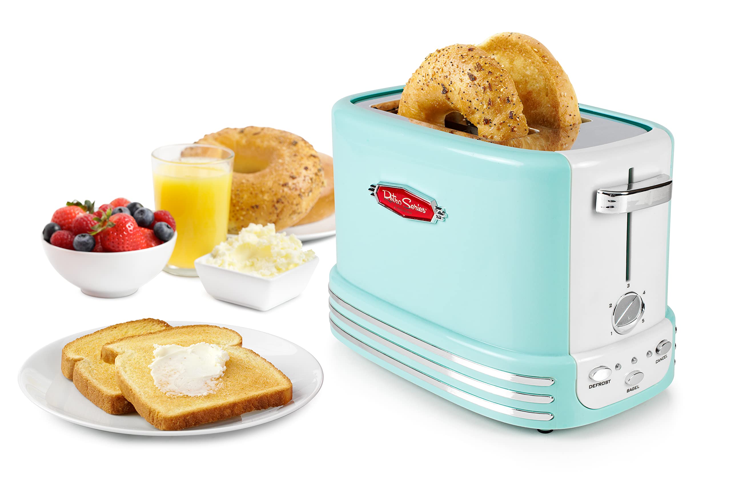 Nostalgia Countertop Microwave 700 Watts Toasting