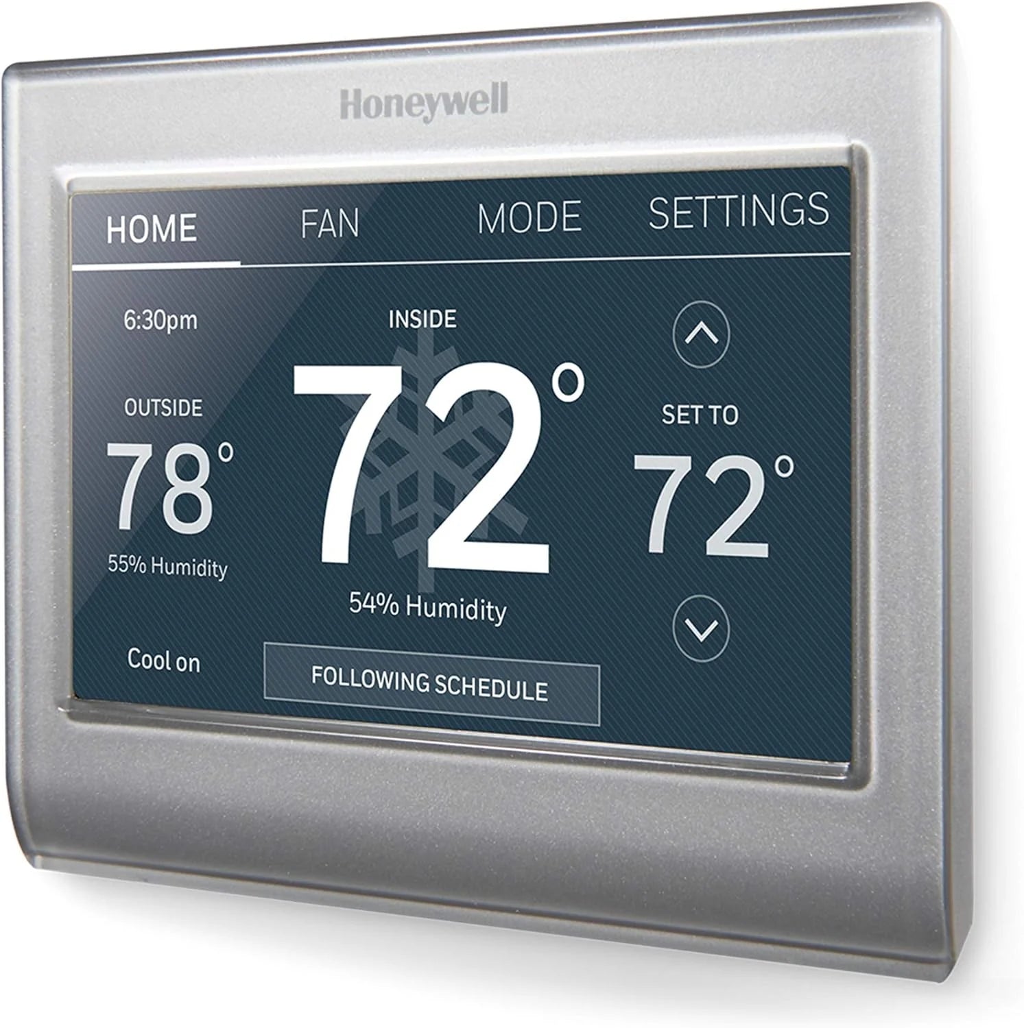 HONEYWELL HOME Sleek Smart Wi Fi Color Thermostat Alexa Ready Gray