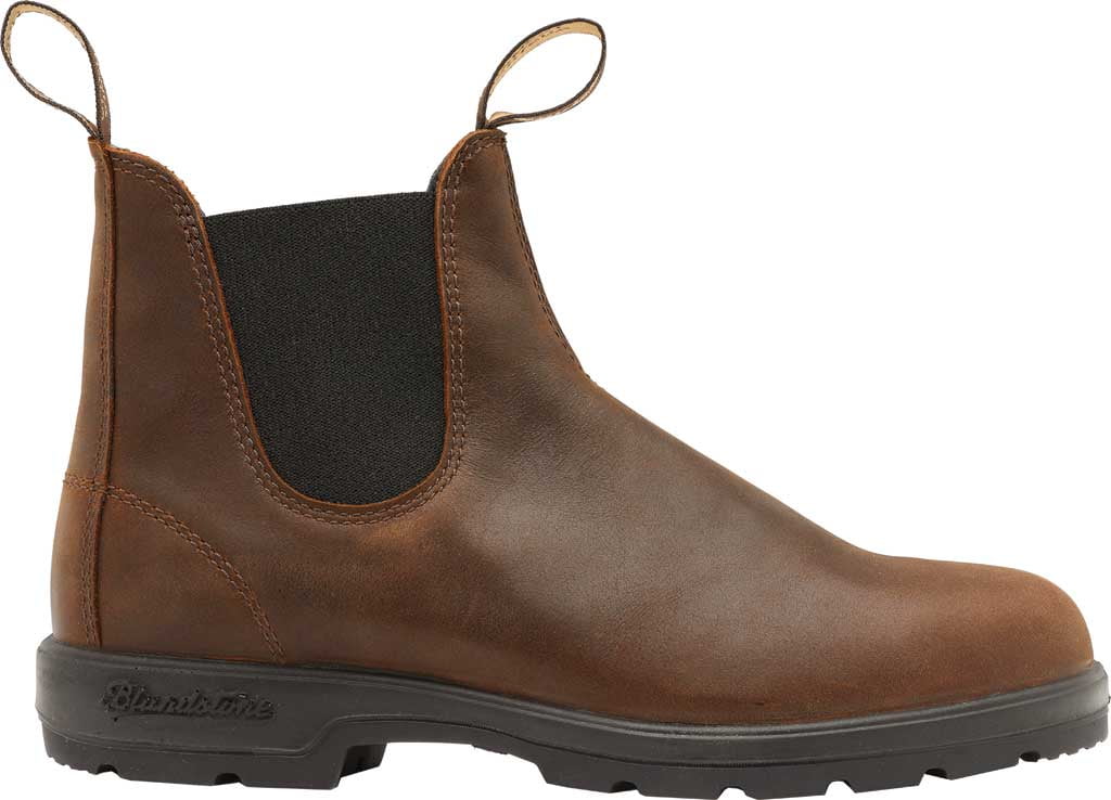 Blundstone Super 550 Series Chelsea Boot Antique Brown Leather 9 M