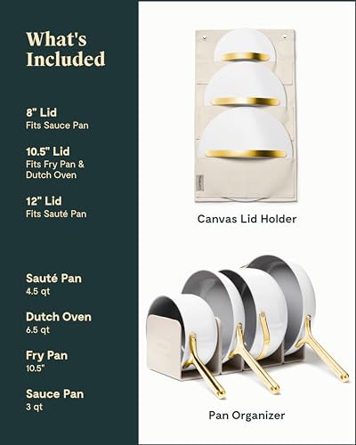 12 Piece Caraway Nonstick Cookware Stovetop