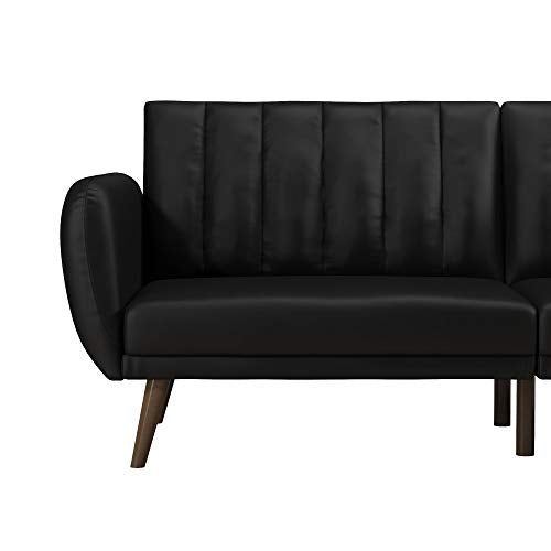 Novogratz Brittany Futon Convertible Leather