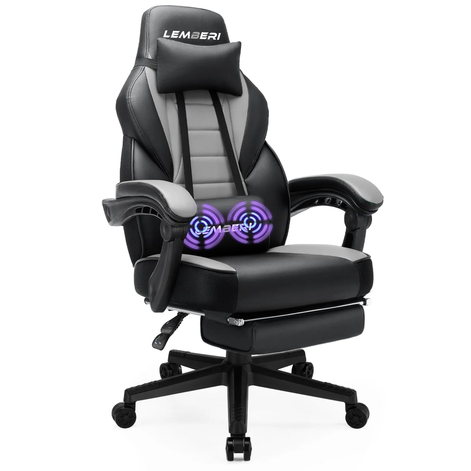 LEMBERI Gaming Chairs with Headrest and Lumbar Support