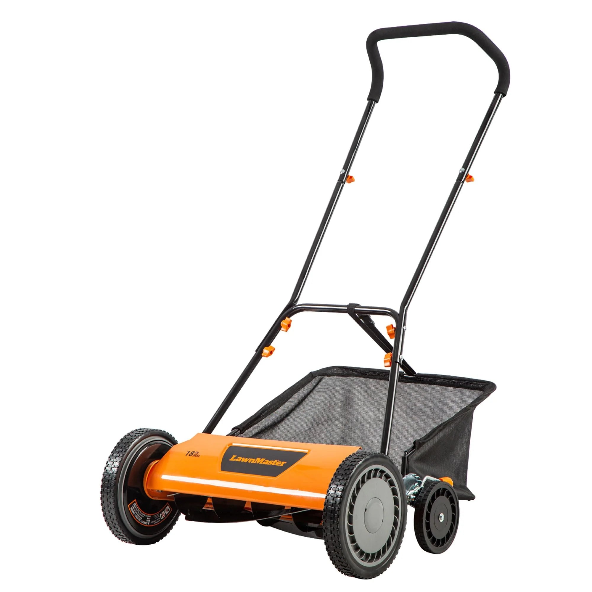 LawnMaster LMRM1801 Push Reel Lawn Mower 18 Inch 5 Blade