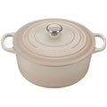 Le Creuset Enameled Cast Iron Signature Round Dutch Oven, 7.25 qt., Meringue