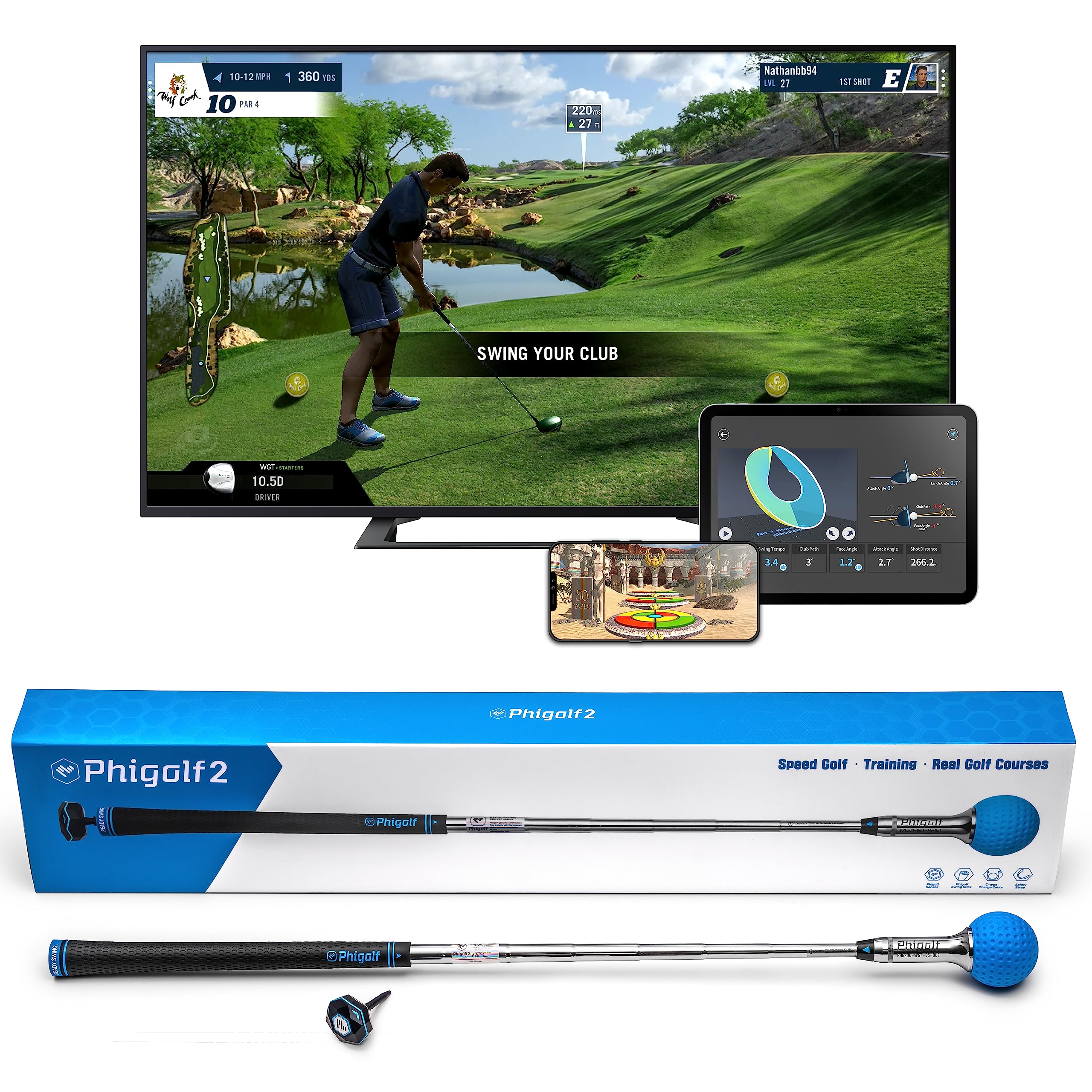 PHIGOLF Phigolf2 Simulator Compatible Smartdevices