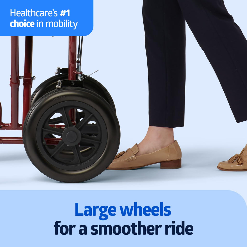 Medline Lightweight Transport Wheelchair Handbrakes