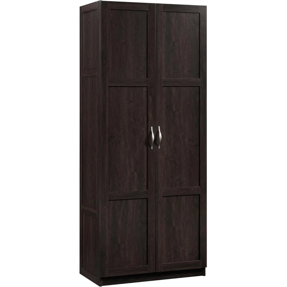 Sauder Storage Cabinet/Pantry cabinets, Cinnamon Cherry finish