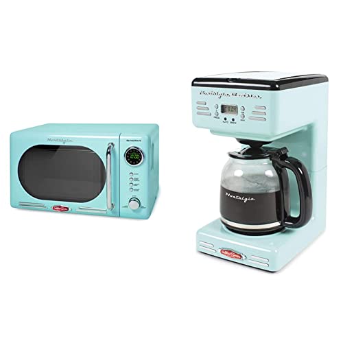 Nostalgia Countertop Microwave 700 Watts Toasting
