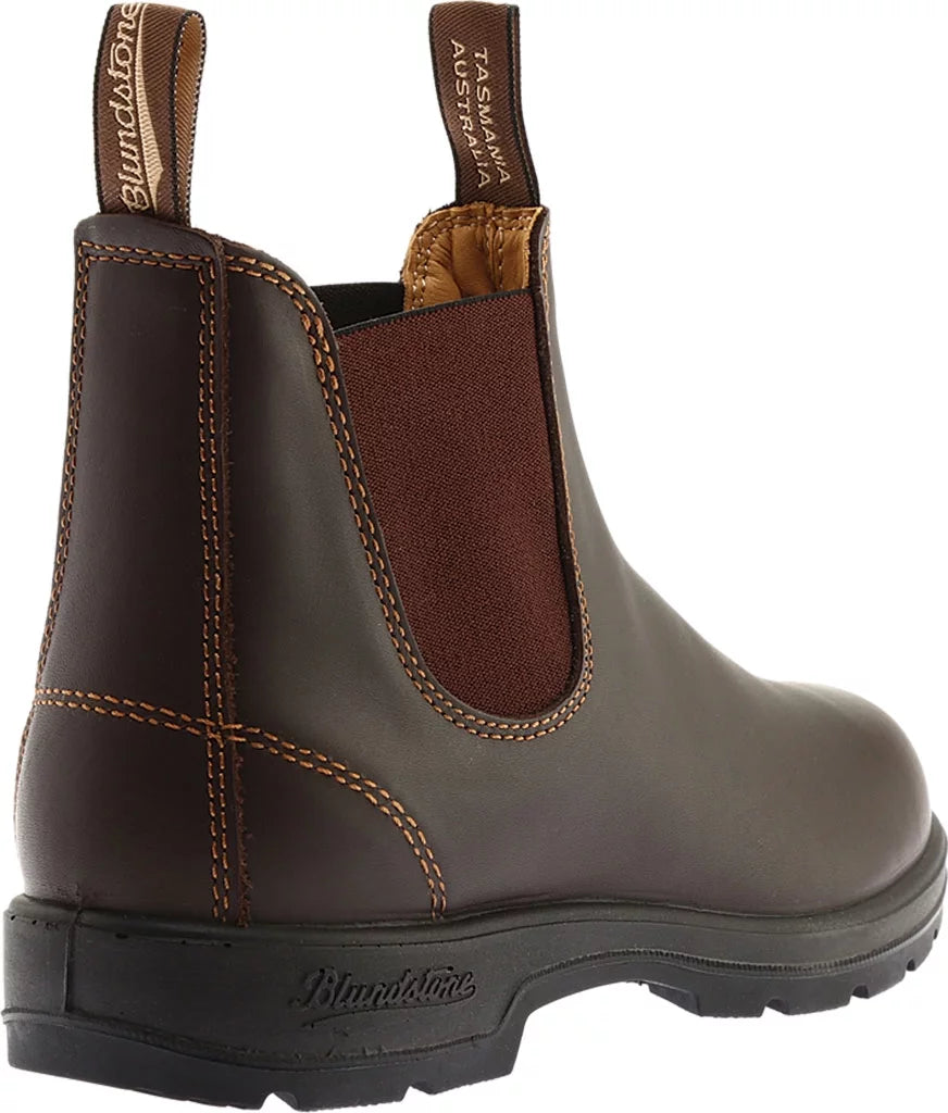 Blundstone Super 550 Series Chelsea Boot Antique Brown Leather 9 M