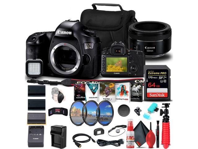 Canon EOS 5DS DSLR Camera (Body Only) (0581C002) + Canon Lens Outdoor  Bundle