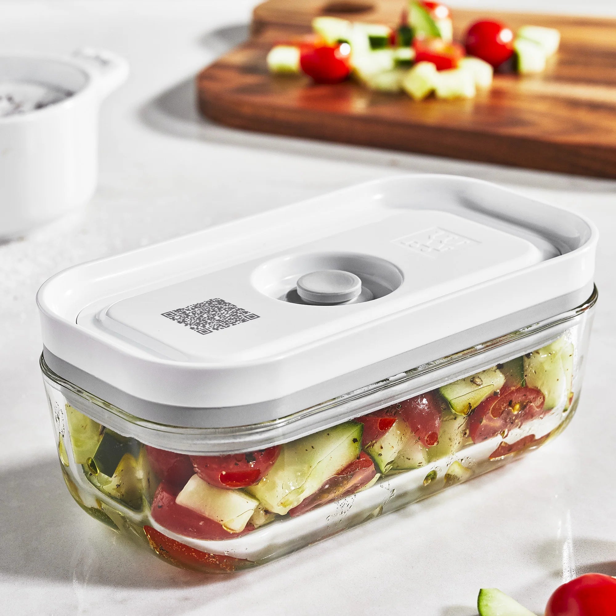 Zwilling Fresh & Save 32-pc Vacuum Sealer Machine Set, Sous Vide Bags, Meal prep, Airtight Food Storage Containers Glass