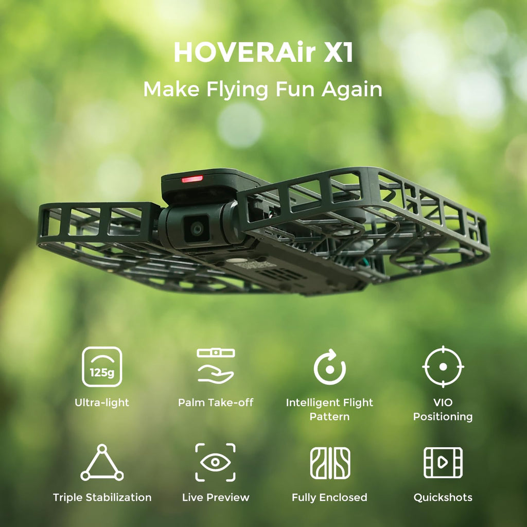 HOVERAir X1 Self Flying Pocket Sized Intelligent