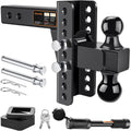 Koerdo Adjustable Trailer Hitch with Anti Theft Pin