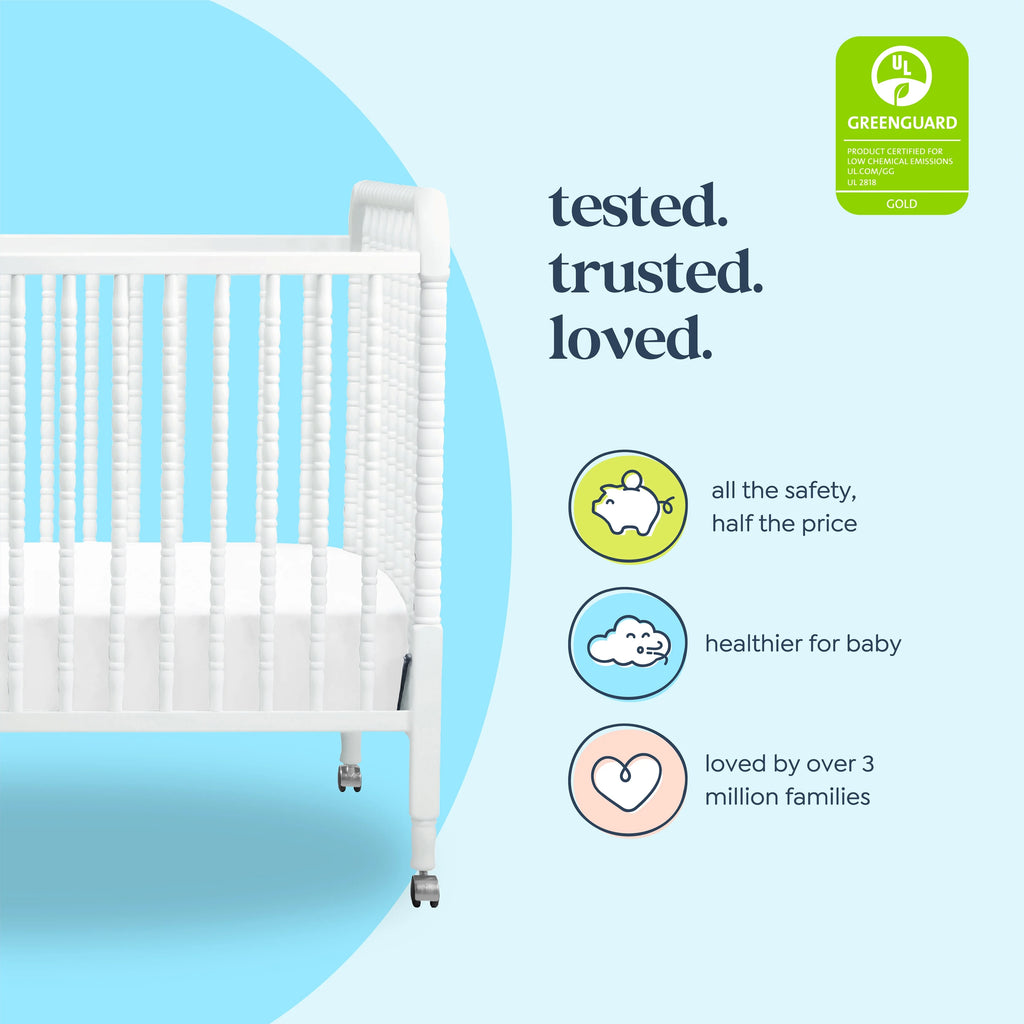DaVinci Jenny Lind 3-in-1 Convertible Crib in White