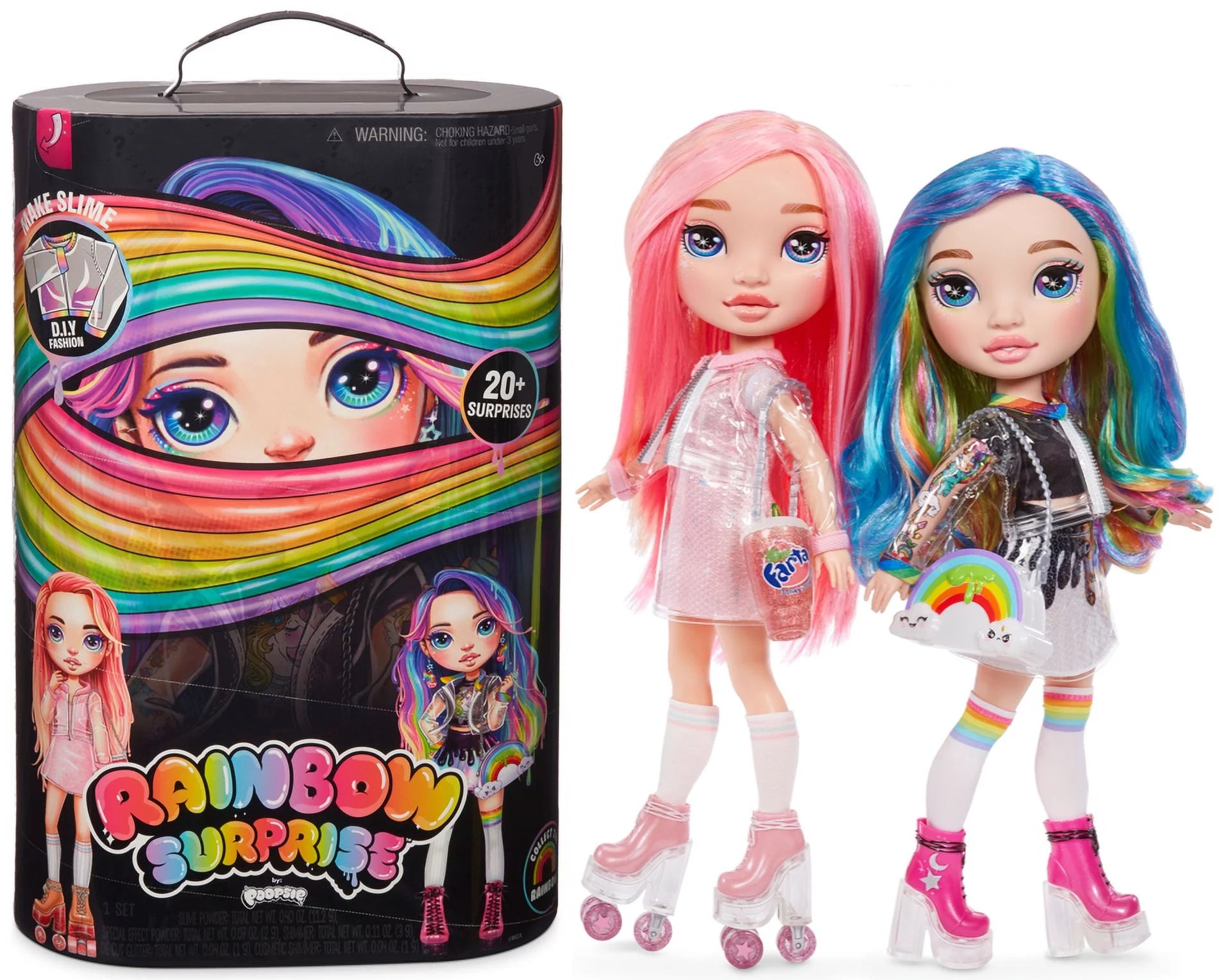Rainbow Surprise by Poopsie: 14" Doll with 20+ Slime & Fashion Surprises, Rainbow Dream or Pixie Rose