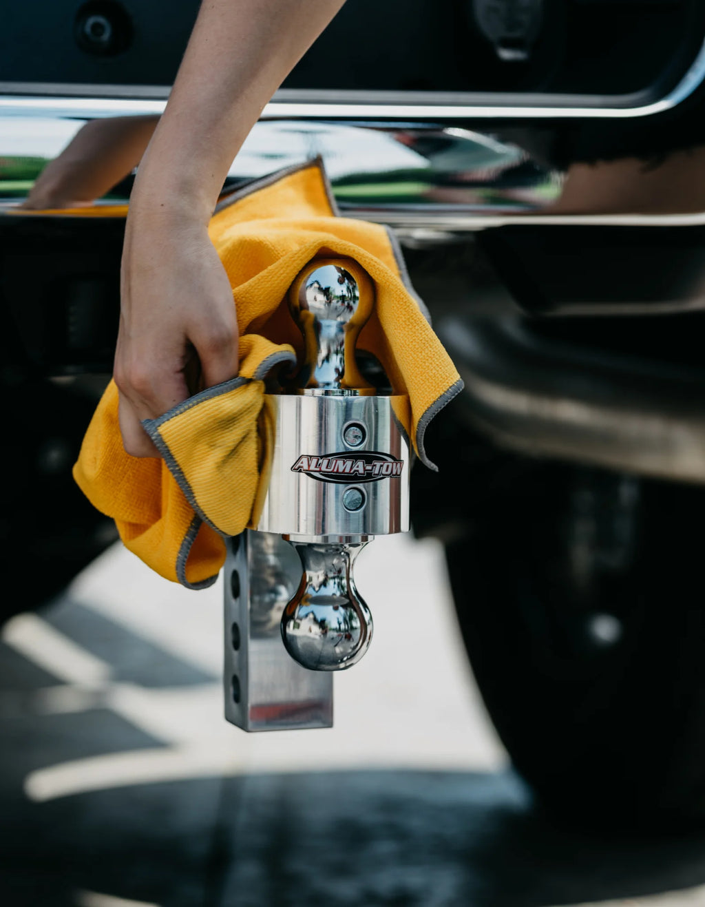 Aluma-Tow - 6" Drop Adjustable Interchangeable Hitch System by Uriah Products - UT623410 - 3 Hitch Balls - Locking Pins - 12,000 lb. GTWR
