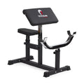 Titan Fitness Adjustable Arm Preacher Curl Weight Station, Seated Strength Training Fitness Bench, Rated 250 LB, Isolated Barbell Dumbbell Bicep Tricep Muscle Home Gym Fitness Equipment