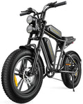 Engwe M20 Electric Bike for Adults - 750W Motor 28MPH ,48V 26AH Dual Battery 20*4.0" Fat Tire All Terrain Ebike Offroad Adventure Full Suspension, Black