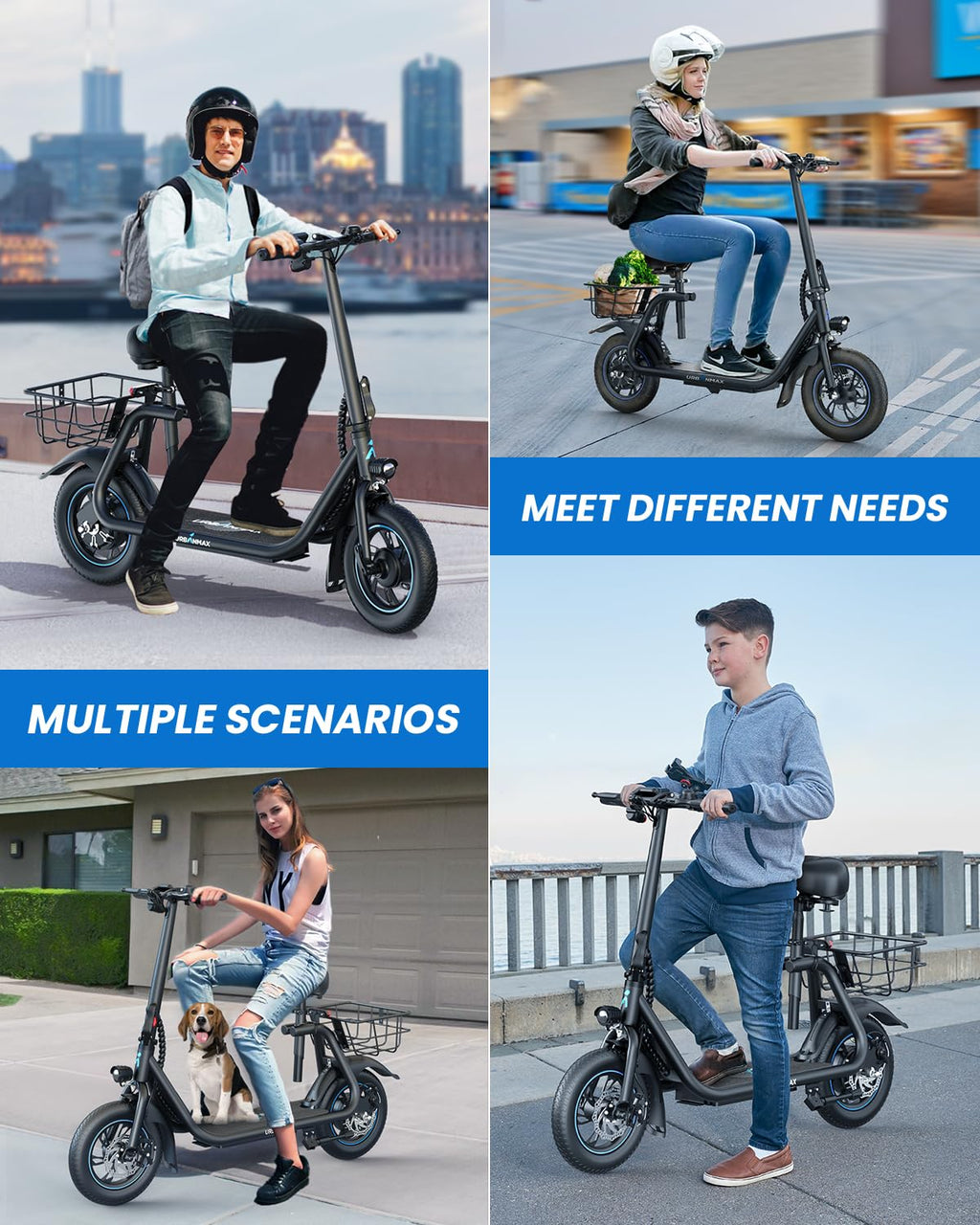 URBANMAX Electric Powerful Foldable Commuting