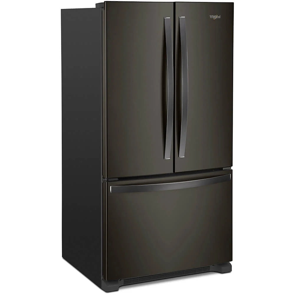 Whirlpool WRF540CWHV 20 Cu. Ft. Black Stainless Counter Depth French Door Refrigerator