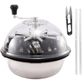 iPower 19 inch Bud Leaf Bowl Trimmer- Sharp Stainless Steel Blades for Spin Cut and Solid Metal Gear Box