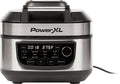 PowerXL Grill Air Fryer Combo 12-in-1 Indoor Grill, Air Fryer, Slow Cooker, Roast, Bake, 1550-Watts, Stainless Steel Finish