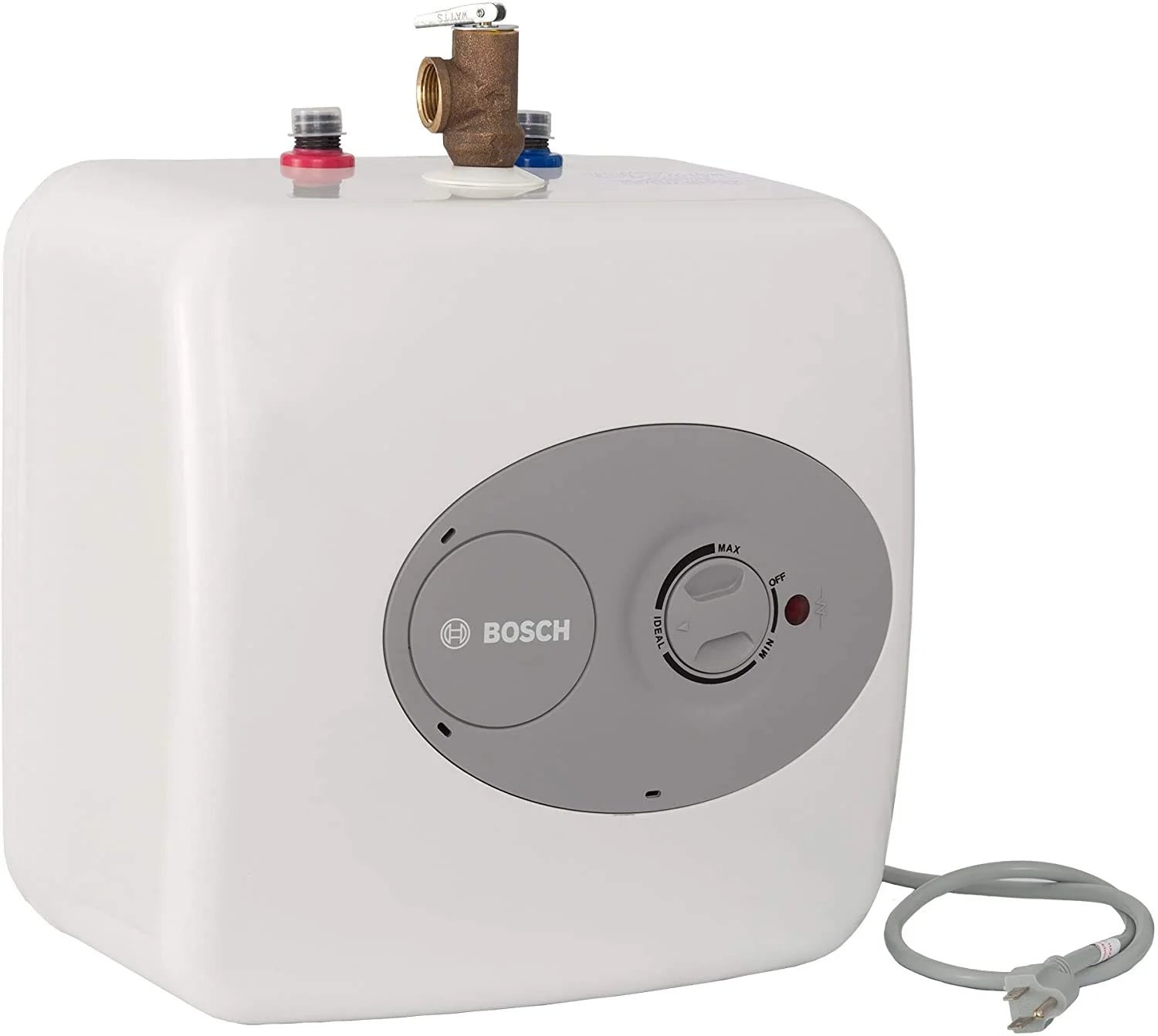 BOSCH Electric Mini Tank Water Heater Tronic 3000 T 2.5 Gallon (ES2.5)   Eliminate Time for Hot Water   Shelf, Wall or Floor Mounted