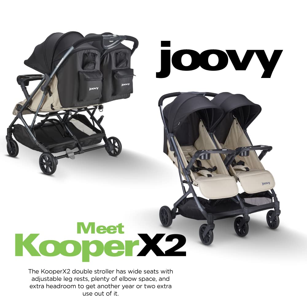 Joovy Kooper X2 Stroller Sand