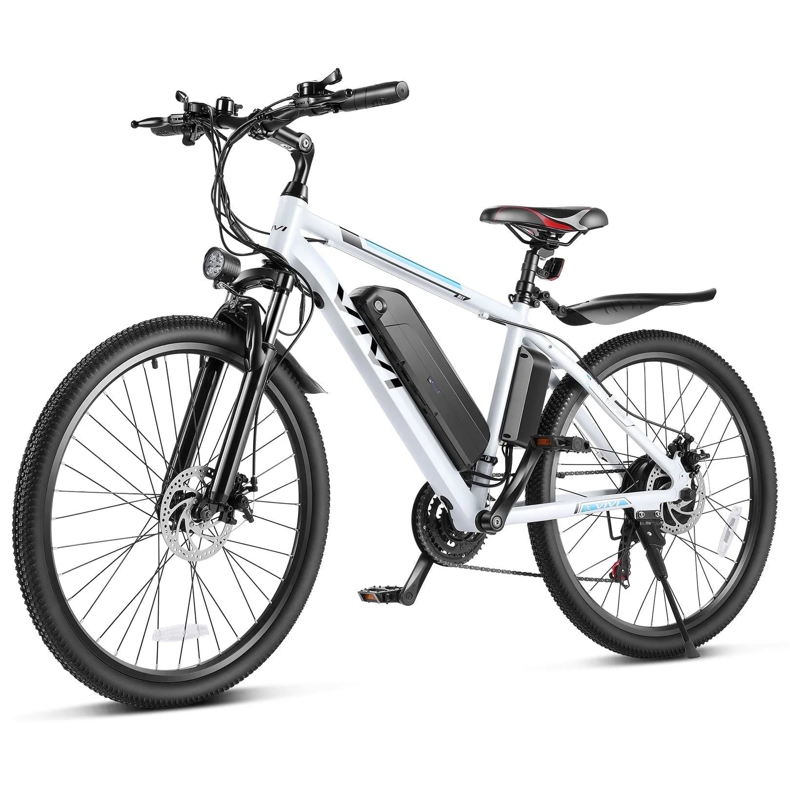 Vivi Electric Bike for Adults 26" Electric Mountain Bike 500W Cruise Control Electric Commuter Bike 21 Speed with Removable 48V Battery Up to 50 Miles, UL2849 Certified