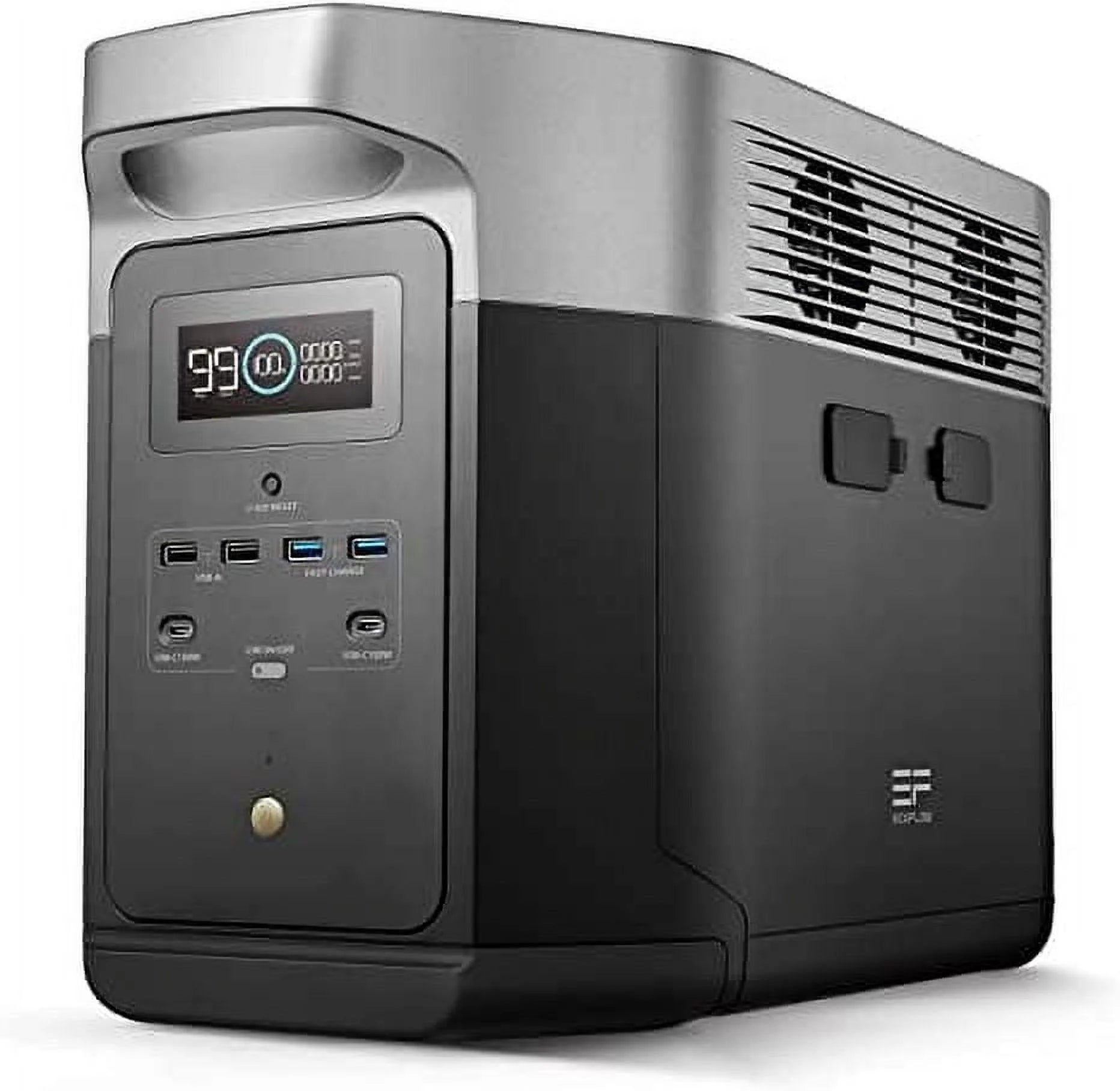 EF EcoFlow DELTA Max 2000 Portable Power Station 2016Wh Capacity,Solar Generator 2400W AC Output for Outdoor Camping,Home Backup,Emergency,RV,off-Grid