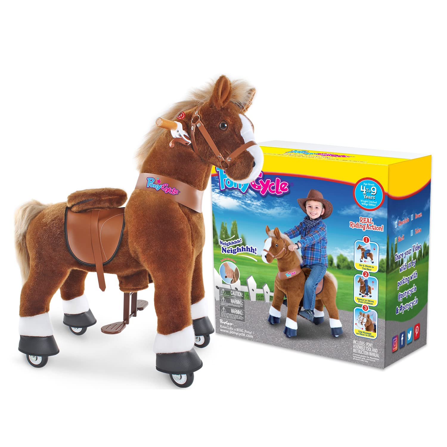 PonyCycle Authentic Height Riding Walking