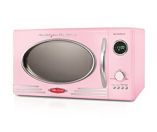 Nostalgia Retro 700 Watt Countertop Microwave