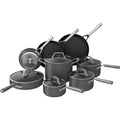 Ninja C39600 Foodi NeverStick Premium Hard-Anodized 13-Pieces Cookware Set, Slate Grey