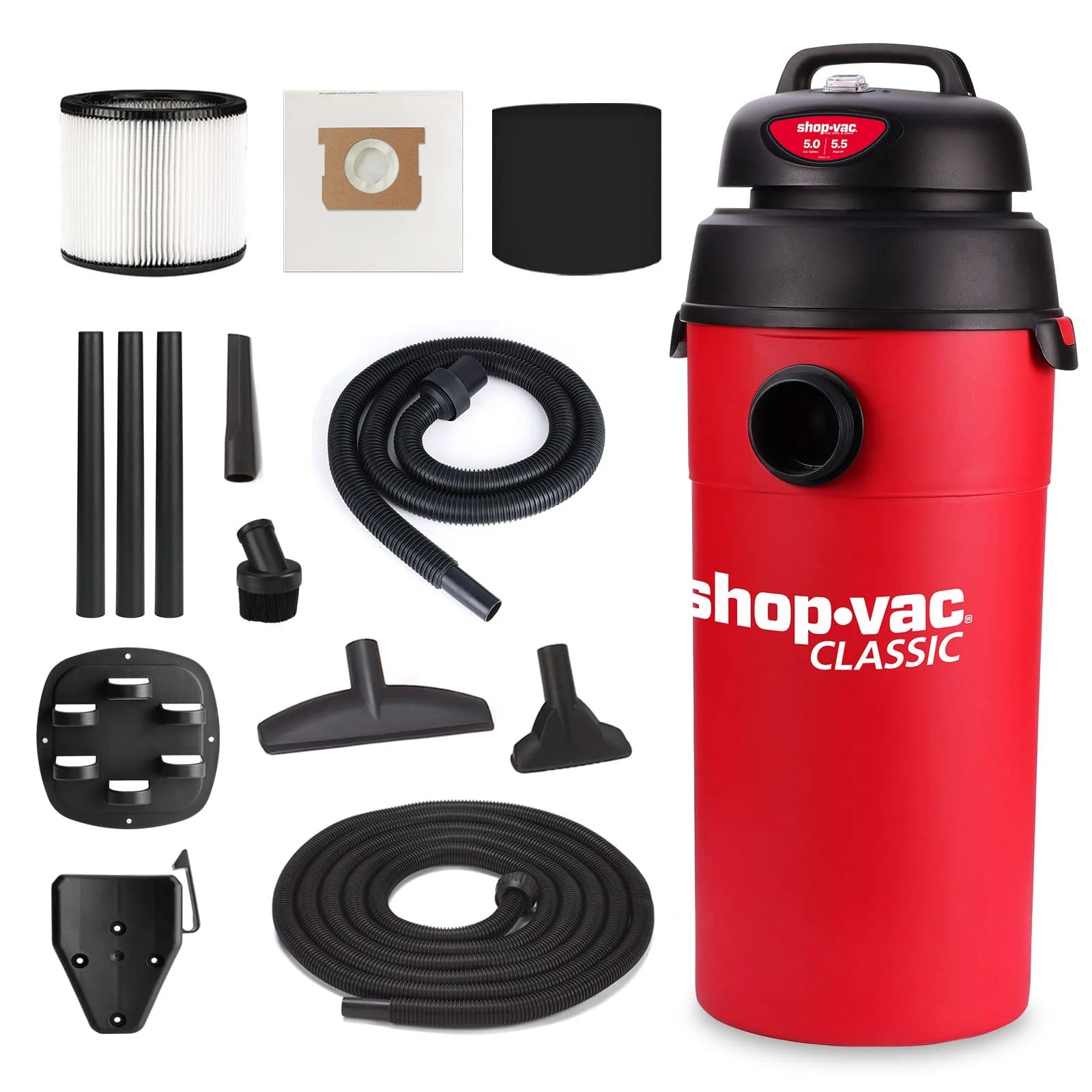Shop Vac 5 Gallon 5.5 Peak HP Wet/Dry Vacuum