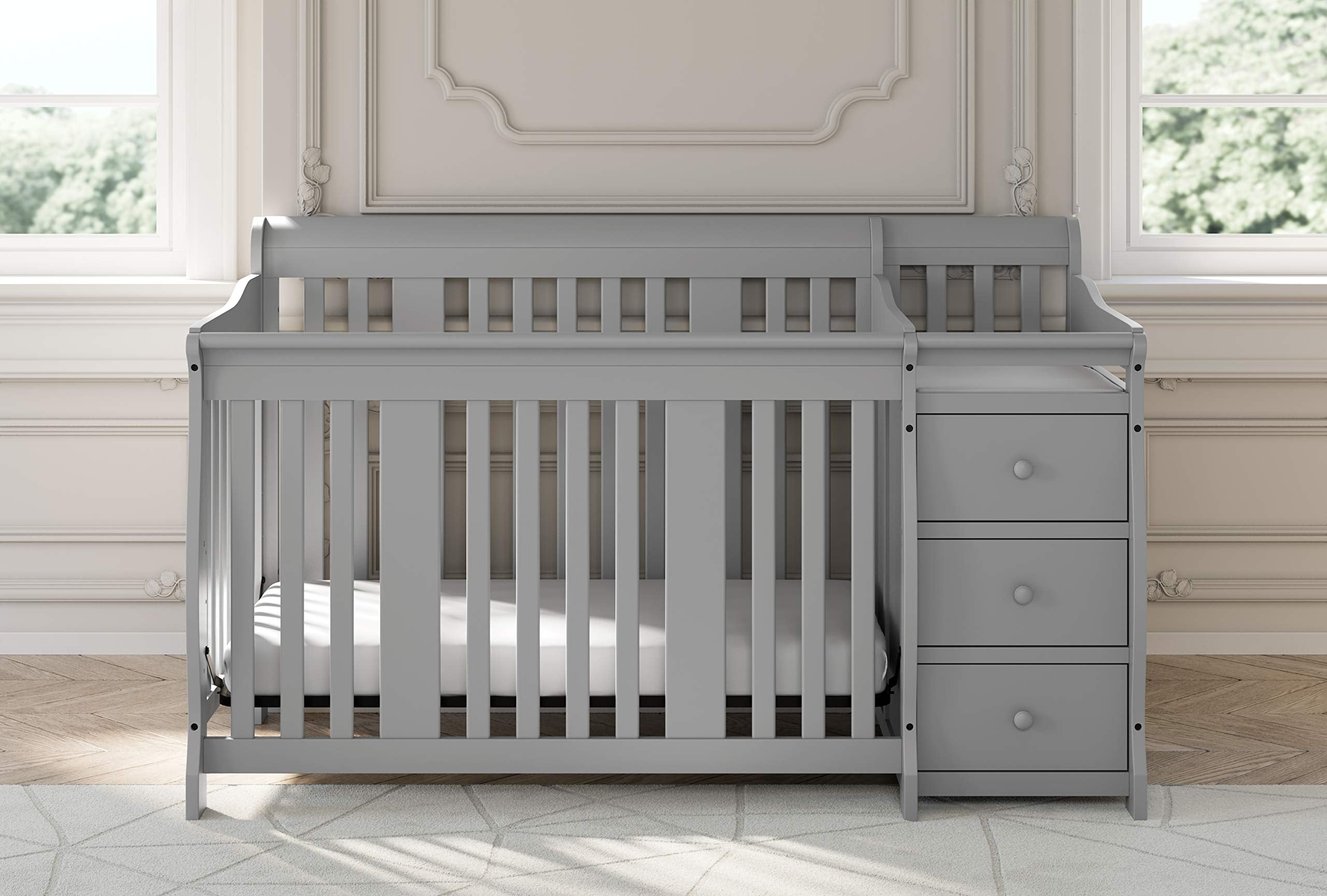 StorkCraft Portofino Convertible Converts Adjustable