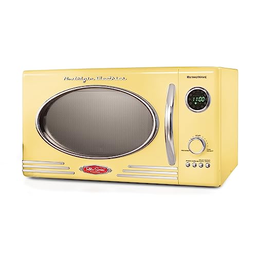 Nostalgia Retro 700 Watt Countertop Microwave