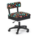 Arrow H7013B Hydraulic Chair in Riley Blake Black Upholstery