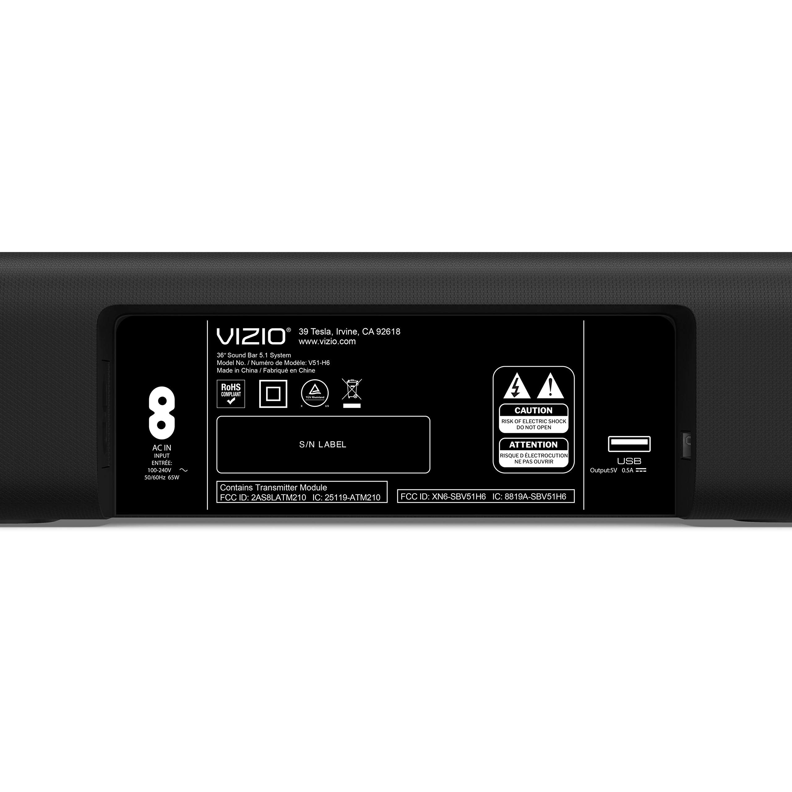 VIZIO Bluetooth Subwoofer Assistant Compatible