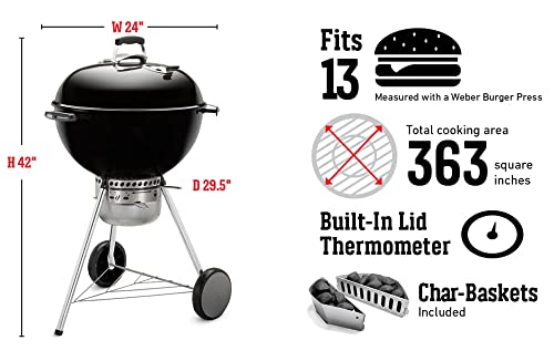 Weber 14511601 Master Touch 22 Charcoal