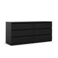 Tvilum Drawer Double Dresser Black