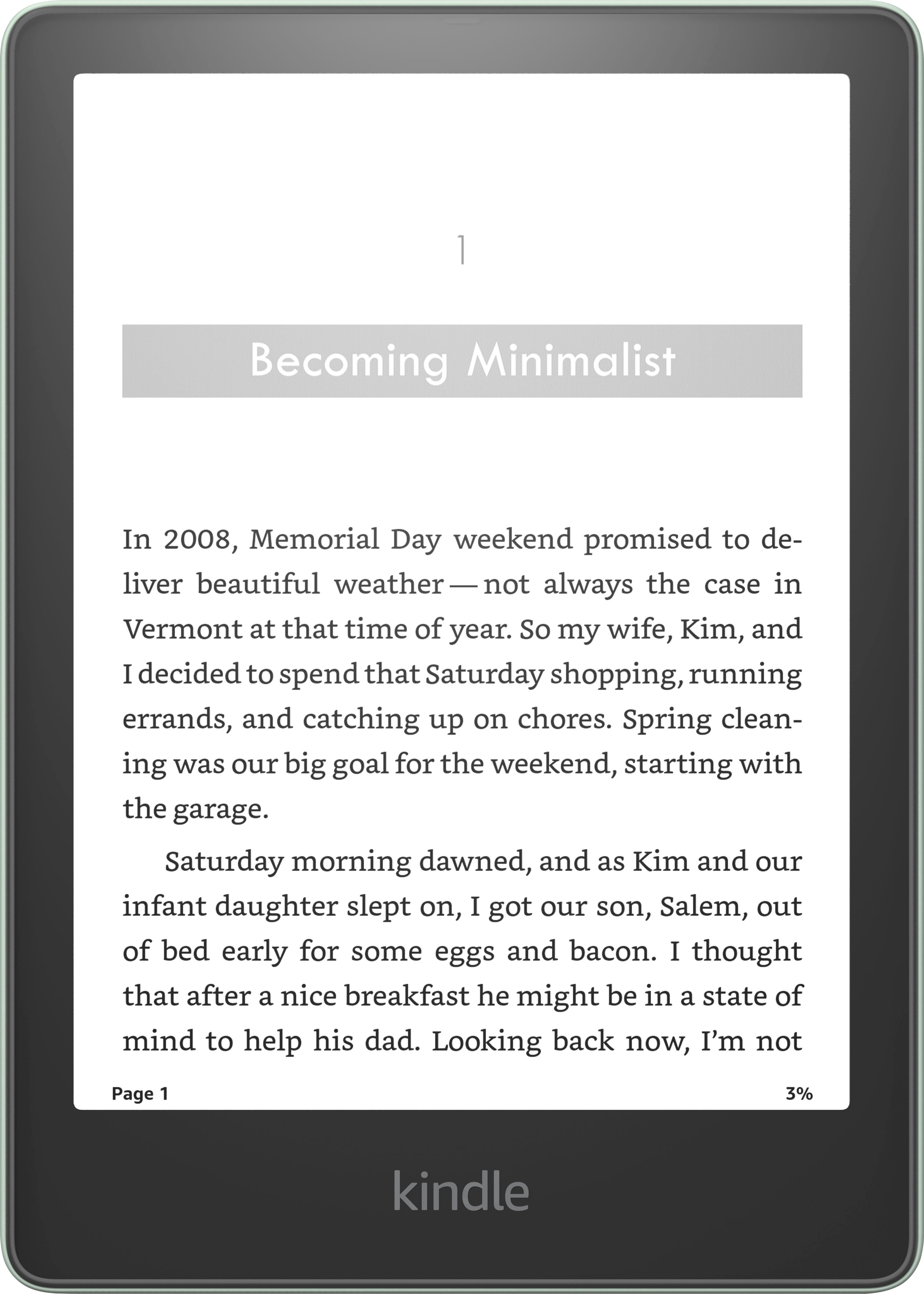 Amazon - Kindle Paperwhite Signature Edition - 32GB - 2023 - Agave Green