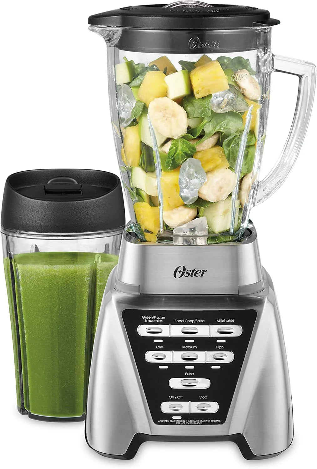 OSTER Powerful Pro Blender with Smart Settings and Glass Jar