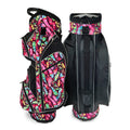 Womens Golf Bag - Taboo Fashions Lightweight Ladies Cart Bag, 14-Way, 7 Zippered Pockets, Rain Hood, Insulated Beverage Compartment
