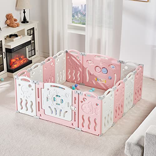 Albott Play Playpen Panels Foldable