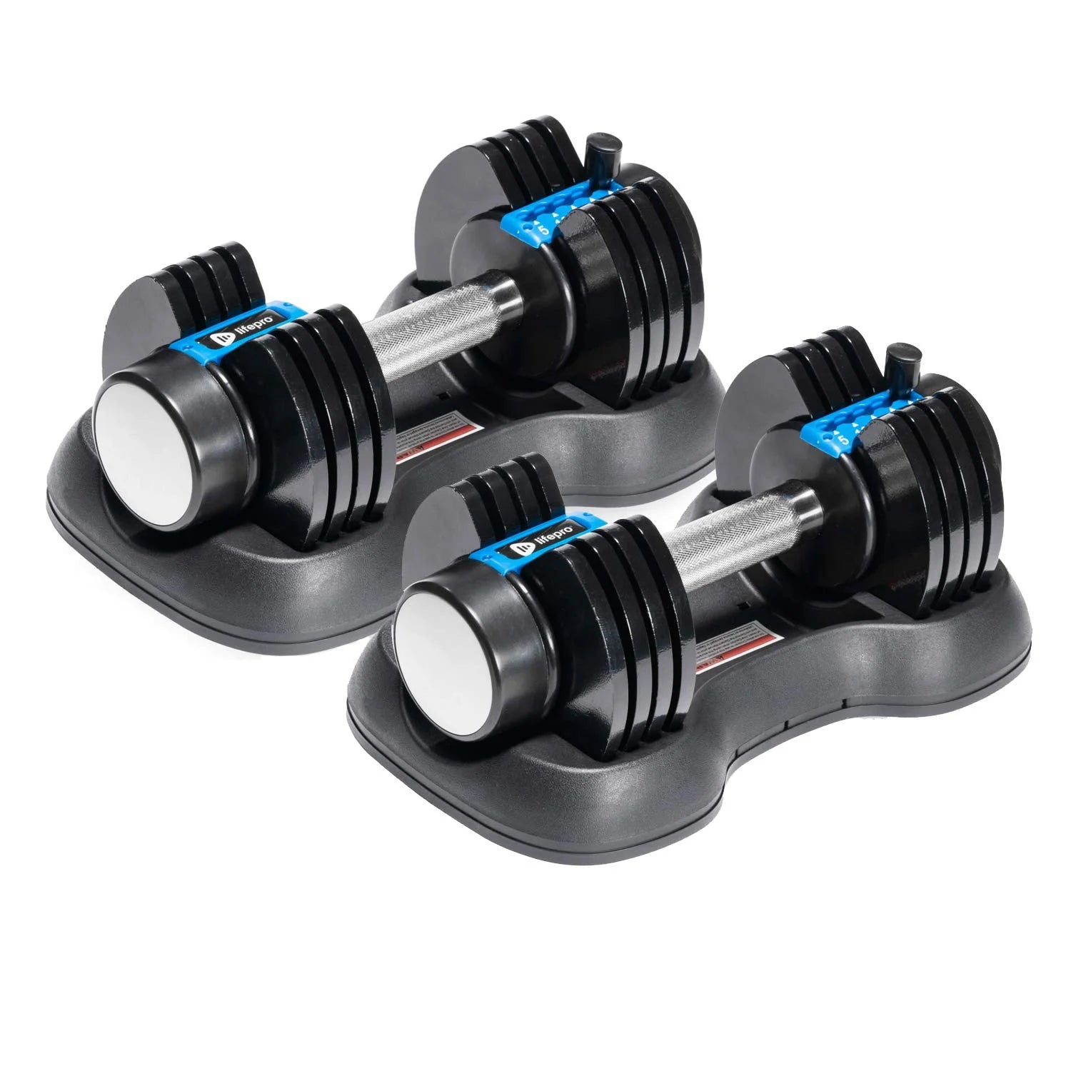 Lifepro 15Lb 25Lb 43Lb 55Lb 90Lb 6 in 1 Dumbbells Adjustable Weight