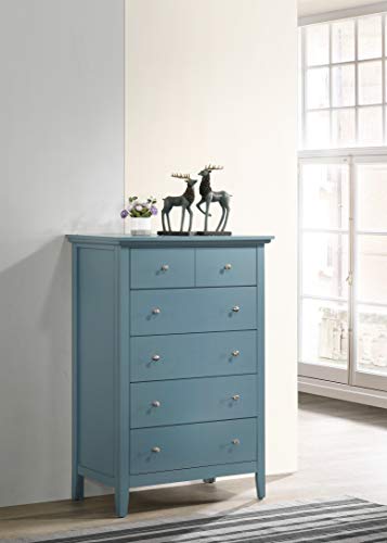 Glory Furniture Hammond Blue Chest