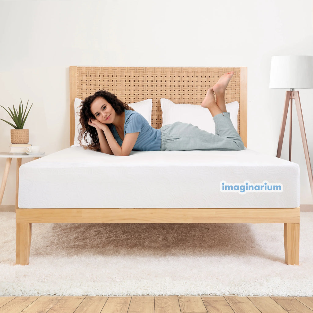 Imaginarium 10" Hybrid of Memory Foam and Coils Mattress with Antimicrobial Treated Cover, Queen