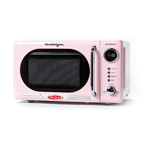 Nostalgia Retro 700 Watt Countertop Microwave